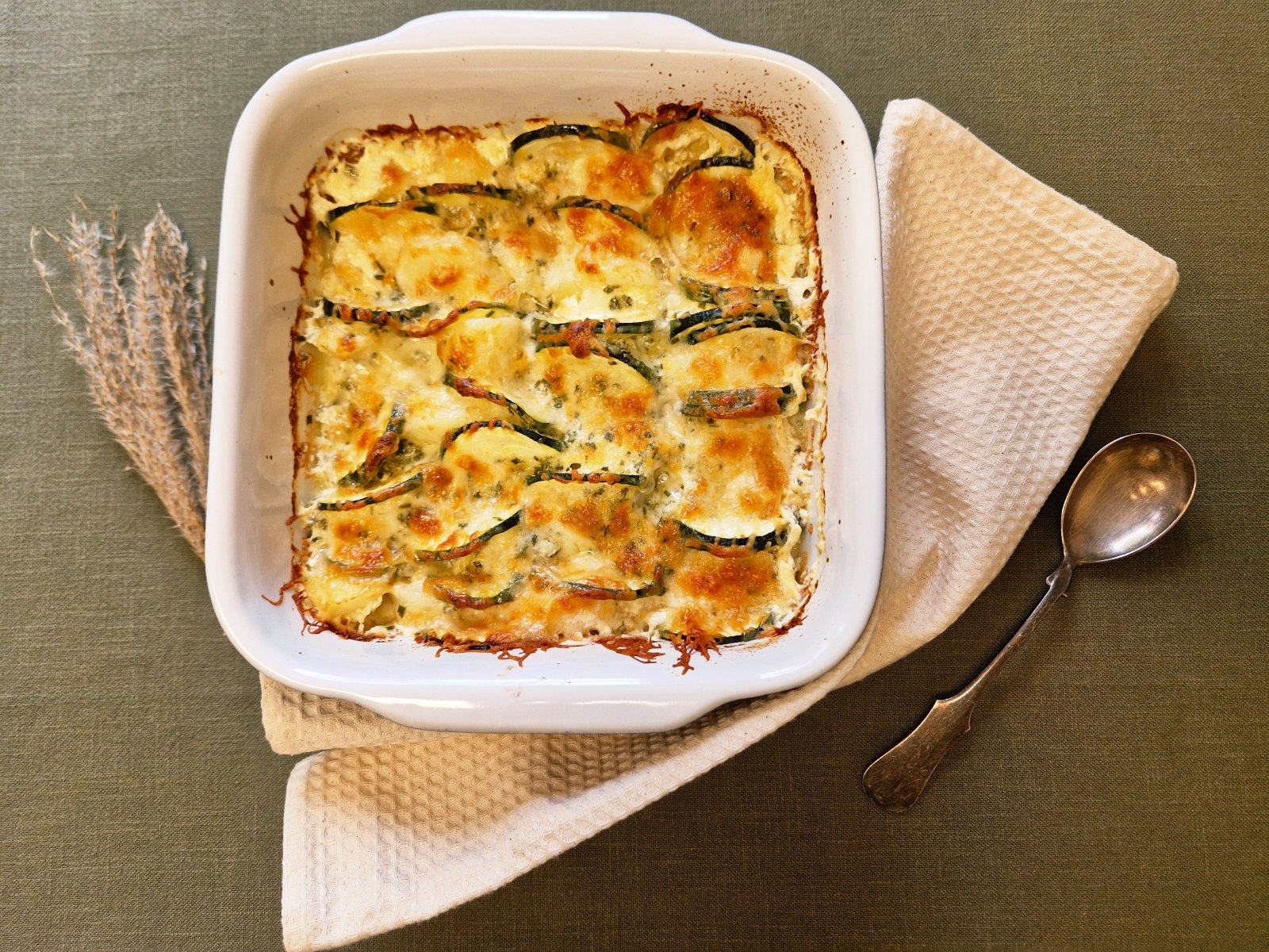 Gratin de courgettes et de pommes de terre - Alina Cuisine